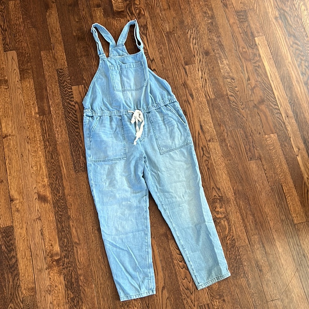 LOFT Drawstring Overalls